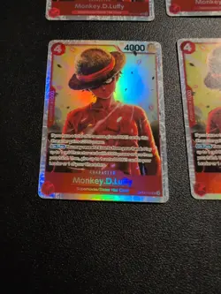 One Piece Tcg Collection, 10 card Lot (Luffy Cards) NM - Image 4