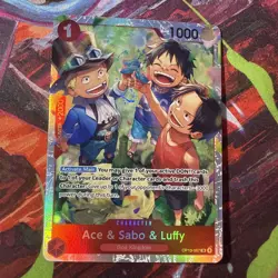 Ace & Sabo & Luffy OP13-007 One Piece Carrying on His Will - Image 1
