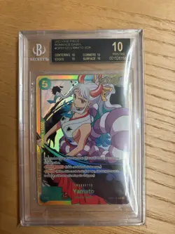 BGS BLACK LABEL Yamato OP01 121 SEC One Piece Card Game Romance Dawn Japanese - Image 1