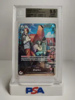 One Piece Promo Shanks Leader OP09-001 PSA Magazine Exclusive BGS 9.5 Gem Mint - Image 1