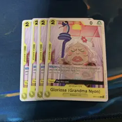 4X One Piece Card Game Gloriosa (Grandma Nyon) OP14-103 Common NM Presale - Image 1