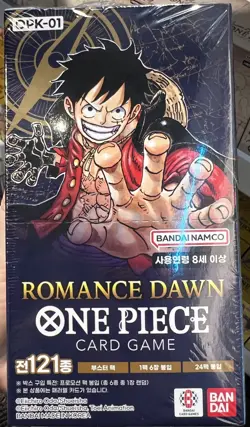 One Piece TCG Romance Dawn OPK-01 Korean Booster Box 24 Packs Factory Sealed - Image 1
