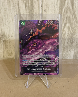 St. Jaygarcia Saturn Foil Carrying On His Will Alternate Art OP13-083 One Piece - Image 1