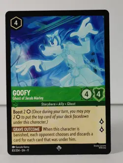 Goofy - Ghost of Jacob Marley - Super Rare - Winterspell #83 - LORCANA -A - Image 1