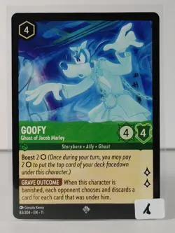 Goofy - Ghost of Jacob Marley - Super Rare - Winterspell #83 - LORCANA -A - Image 5