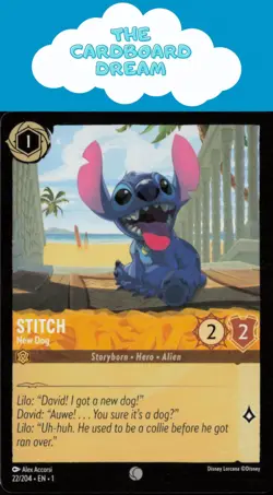 Stitch The First Chapter #22/204 Common Disney Lorcana Card - Image 1