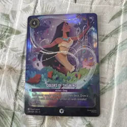 Disney Lorcana Colors of the Wind Foil Pocahontas Card 228/204 English Enchanted - Image 3