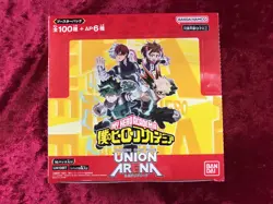 BANDAI UNION ARENA My Hero Academia Booster Pack Box TCG JAPAN OFFICIAL - Image 1
