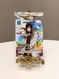 Union Arena Aoshi Shinomori WINNER Promo Card 1st Anniversary RNK-1-014 English - Image 1