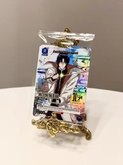 Union Arena Aoshi Shinomori WINNER Promo Card 1st Anniversary RNK-1-014 English - Image 3