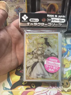 Broccoli Fate/grand Order FGO Saber Lily Arotria Pendragon Sleeves 80 ct new - Image 1