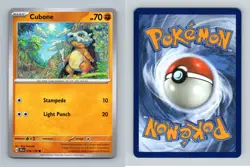 Cubone #076/159 SV Journey Together Common Pokemon 2025 TCG Card - Image 1