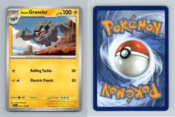 Alolan Graveler #045/159 SV Journey Together Common Pokemon 2025 TCG Card - Image 1