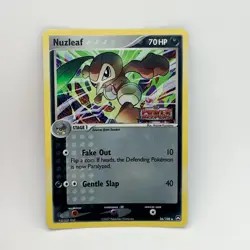 Nuzleaf 36/108 - Reverse Holo Stamped - EX Power Keepers - Pokemon Card - EXC - Image 1