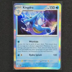Kingdra - 032/182 - Holo Rare - Paradox Rift - Pokemon Card - NM/M - Image 1