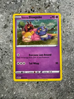 Pokemon TCG Cards Galarian Slowpoke SWSH126 Black Star Promo Holo NM - Image 1