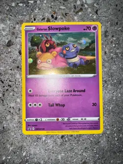 Pokemon TCG Cards Galarian Slowpoke SWSH126 Black Star Promo Holo NM - Image 3