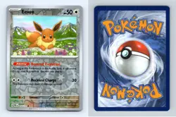 Eevee #074 SV Prismatic Evolutions Reverse Holo Common Pokemon 2025 TCG Card - Image 1