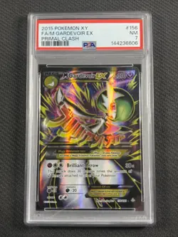 Pokemon Cards PSA 7 NM M Gardevoir Ex Primal Clash XY Full Art 2015 156/160 - Image 1