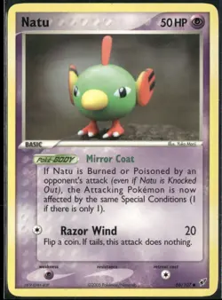 Natu 66/107 EX Deoxys Pokemon English Card (MP) - Image 1