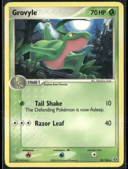 Grovyle 28/106 EX Emerald Pokemon English Card (MP) - Image 1