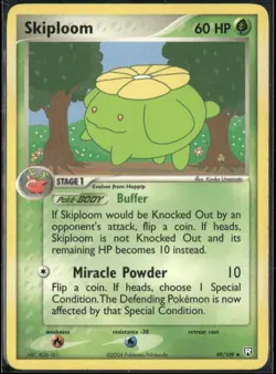 Skiploom 49/109 EX Team Rocket Returns Pokemon English Card (MP) - Image 1