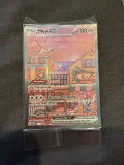 Mew ex SVP 053 Black Star Promo UPC Pokemon 151 Card SEALED - Image 1