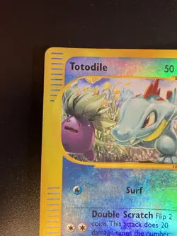 Pokemon Card- Totodile -Expedition-Reverse Holo-134/165-Rare-ENG-Good - Image 4