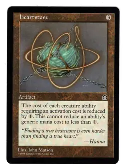 MTG HEARTSTONE STRONGHOLD UNCOOMON ARTIFACT LP/NM COMMANDER COMBO SLIVER VINTAGE - Image 1