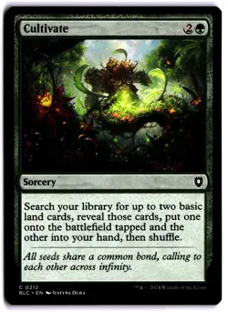 Cultivate NM BLC Commander: Bloomburrow MTG - Image 1