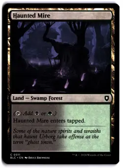 Haunted Mire NM BLC Commander: Bloomburrow MTG - Image 1