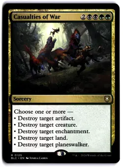 Casualties of War NM BLC Commander: Bloomburrow MTG - Image 1