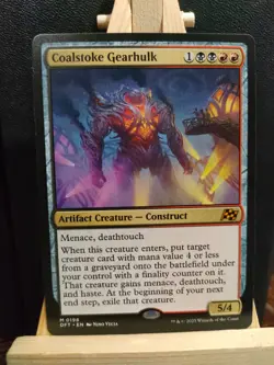 Coalstoke Gearhulk - Aetherdrift - Mythic - NM (see pics) MTG - Image 1