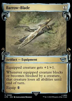 1 x Barrow-Blade - Foil - Showcase Scrolls - Universes Beyond: The Lord of the R - Image 1