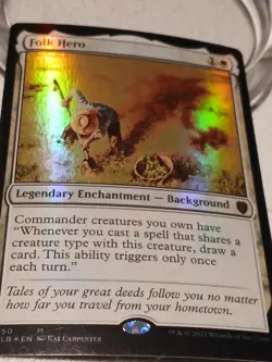 Folk Hero Commander Legends: Battle for Baldur's Gate Foil - Image 1