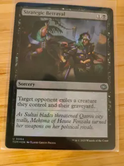MTG Strategic Betrayal (FOIL) 0094 Tarkir: Dragonstorm M/NM Free UK P&P - Image 1
