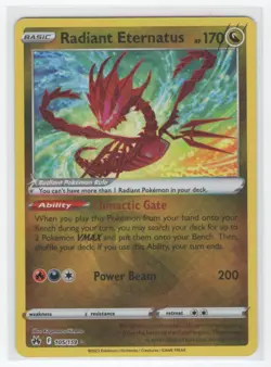 #105 2023 Crown Zenith Holo Radiant Eternatus Radiant Rare - Image 1