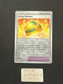 Pokemon Twilight Masquerade - Lucky Helmet - 158/167 - Reverse Holo - M/NM - Image 1