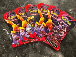 Lot Of 6 Pokemon TCG: Scarlet and Violet Destined Rivals Booster Packs Sealed - Image 1