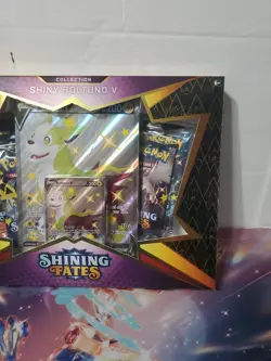 🔥 Pokemon TCG - Shining Fates - Shiny Boltund V Collection Box Sealed 💥 - Image 4