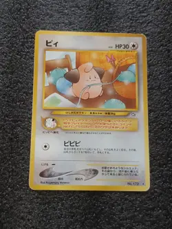 Cleffa No.173 Japanese Pokemon Card Neo Genesis Non-Holo Rare - Image 1