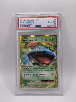 Venusaur EX 1/108 Pokemon XY Evolutions PSA 10 GEM MINT - Image 1