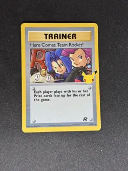 Here Comes Team Rocket 15/82 Pokemon Celebrations 25th Anniversary Holo Card - Image 1