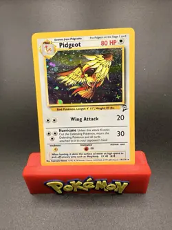 Pidgeot - 14/130 - Pokemon Base Set 2 Holo Rare Card WOTC NM - Image 1