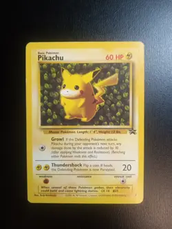 Pokemon TCG Pikachu Wizards Black Star Promos Regular Rare 1999 vintage - Image 1