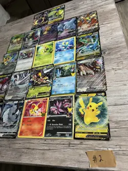 Pokemon *JUMBO* Card Lot Of 22 Oversized Cards Big V Max V Star Gx Ex Mimikyu - Image 2