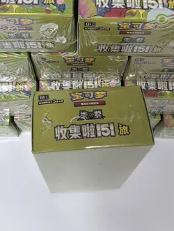 IN STOCK Pokemon TCG S-Chinese 151C Collect 151 Journey Slim Booster Box Sealed - Image 4