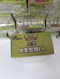 IN STOCK Pokemon TCG S-Chinese 151C Collect 151 Journey Slim Booster Box Sealed - Image 5