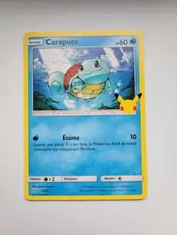 Carte Pokemon TCG Carapuce (Squirtle) 17/25 McDonald's Collection 2021 - Image 1