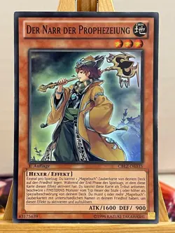 Der Narr Der Prophezeiung CBLZ-DE035 Super Rare Deutsch NM YUGIOH - Image 1